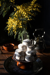 Mantecados are typical Spanish confectionery sweets