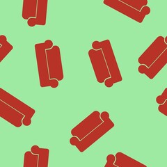 Sofa Pattern. Vector seamless pattern or background with sofas
