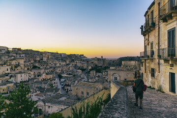 Obraz premium Beautiful view of Matera. City of Basilicata.