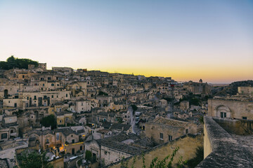 Fototapeta premium Beautiful view of Matera. City of Basilicata.