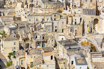 Beautiful view of Matera. City of Basilicata.