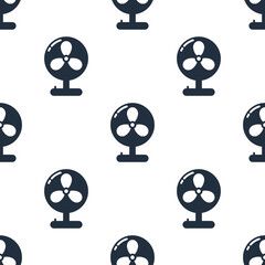 Seamless fan pattern background, Vector and Illustration.