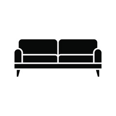 Couch icon. Sofa, furniture symbol, for graphic and web design. vector illustration