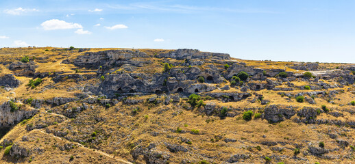 Beautiful view of Matera. City of Basilicata.
