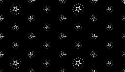 Shining Star Icon Seamless Pattern Y_2112002
