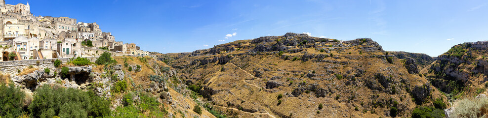 Beautiful view of Matera. City of Basilicata.