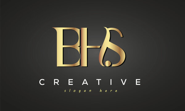 BHS creative luxury logo design