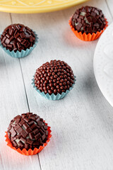 Condensed milk candy balls / condensed milk chocolate truffle