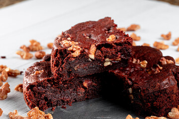 brownie with nuts