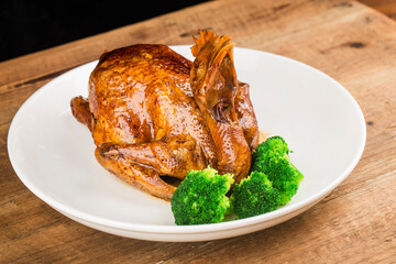 A Chinese delicacy: soy sauce chicken