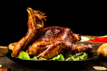 A Chinese delicacy: soy sauce chicken