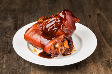 Chinese Food: Braised Pork Knuckle