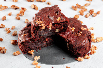 brownie with nuts