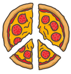 pizza peace - 490359317
