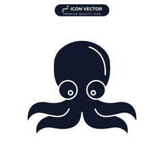octopus icon symbol template for graphic and web design collection logo vector illustration