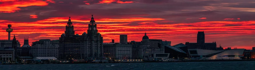 Deurstickers Liverpool Sunrise © Graham Morris