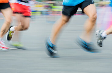 Fototapeta premium Marathon runners