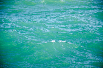 Abstract sea background smooth waves of blue water