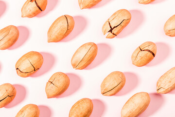 Delicious snacks - a pile of Pecan