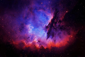 Beautiful, bright, distant galaxy. Background texture. Elements of this image furnished by NASA