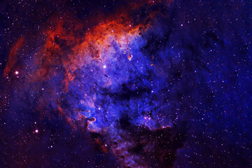 Beautiful, bright, distant galaxy. Background texture. Elements of this image furnished by NASA