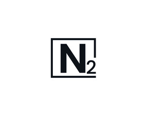 N2, 2N Initial letter logo