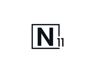 N11, 11N Initial letter logo