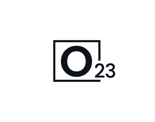 O23, 23O Initial letter logo