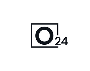 O24, 24O Initial letter logo
