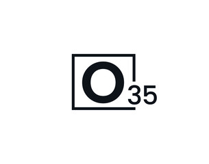 O35, 35O Initial letter logo