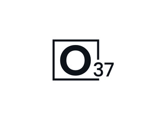 O37, 37O Initial letter logo