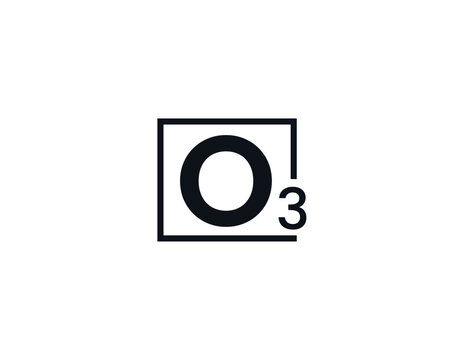O3, 3O Initial letter logo