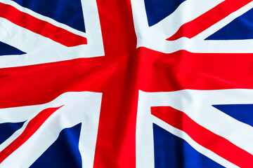 Fototapeta premium Closeup of British UK flag