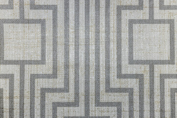 Vintage tapestry wall background with seamless damask ornament