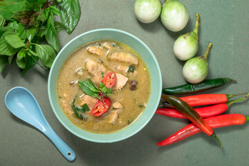 Chicken curry is the original food culture of Thailand.