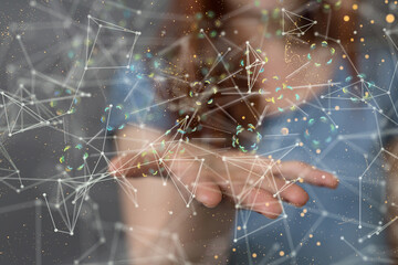 conference Digital Network and data concept 3d