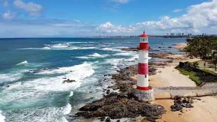 Fotobehang itapua lighthouse © Rafael