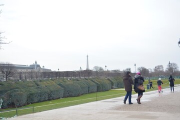 walking in the park