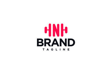 letter N fitness logo
