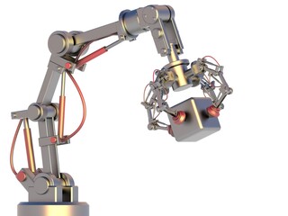 hydraulischer Greifarm