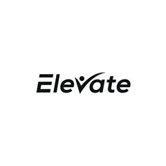 Elevate Typography Logo Design Inspiration