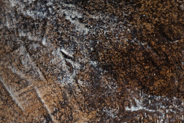 decorative wall finishing putty with fragments of paint, texture, background