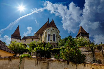 Fototapeta na wymiar The historic castle church of Biertan in Romania 