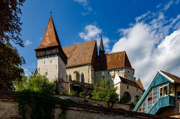 Fototapeta na wymiar The historic castle church of Biertan in Romania 