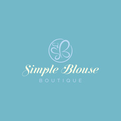 Boutique Logo Design Concept Template Vector for Fashion Business