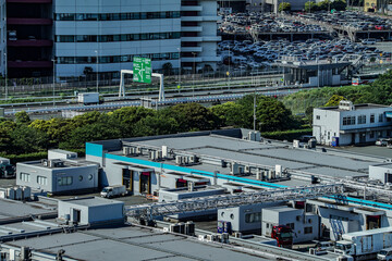 京浜工業地帯のプラント群