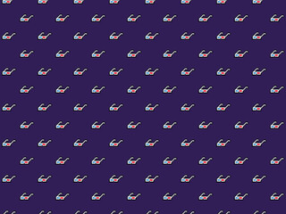 Pixel 8 bit classic 3D glasses background - seamless high res pattern