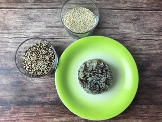 Quinoa flat lay