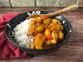 Basmati rice with vegetables