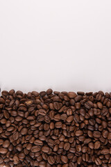 coffee beans white background